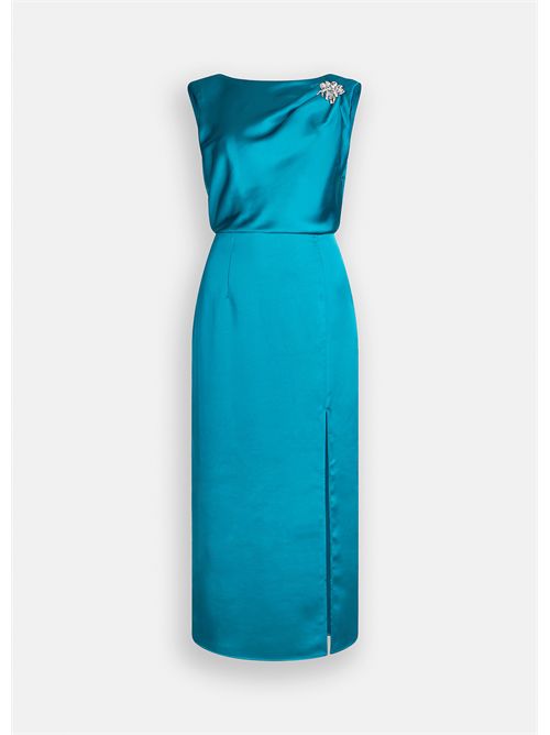 Abito midi elegante in raso LIU JO | CF5335T2956/X0215